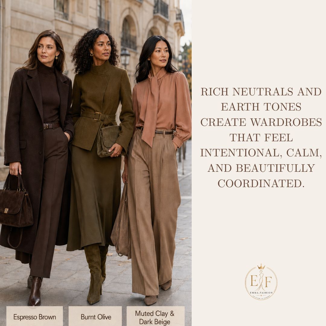 Fall 2026 Color Trends: Rich Neutrals & Earth Tones